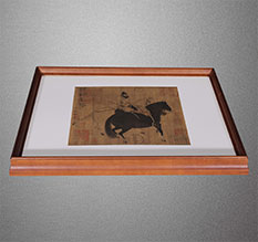 汝阳书画装裱配框服务案例